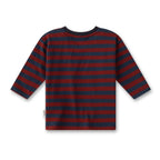 Sanetta Ringel-T-Shirt Langarm weinrot/dunkelblau
