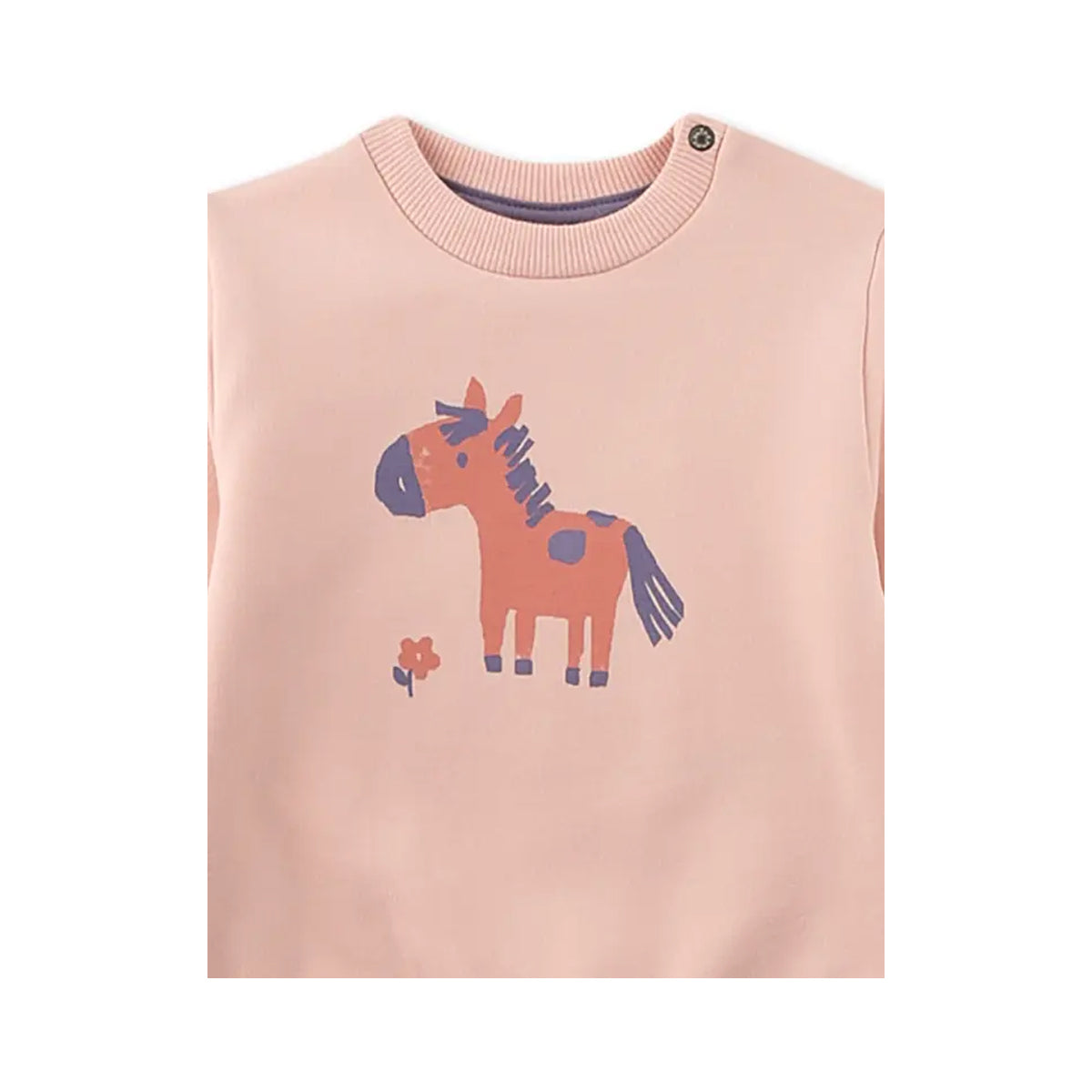 Sanetta Set: Sweathose + Sweatshirt Pferd, Esel