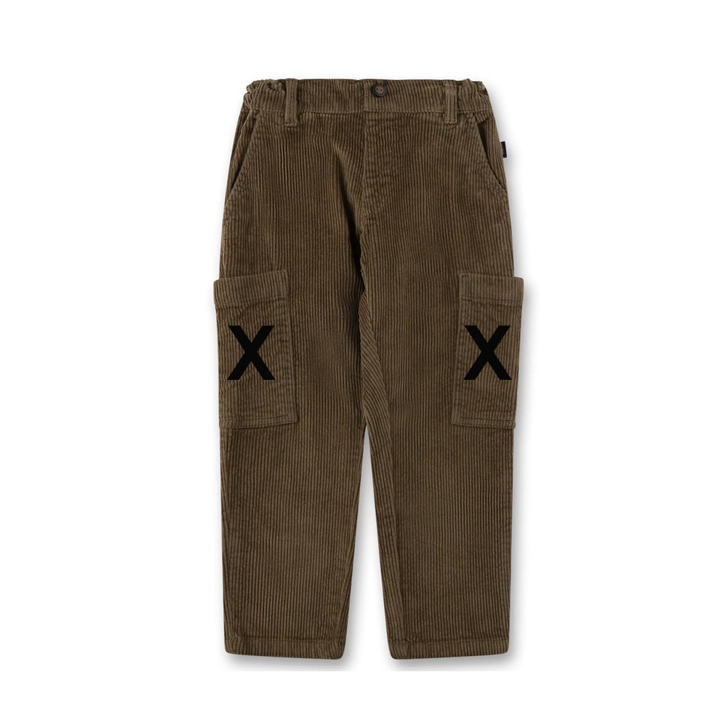 Sanetta Cordhose in olivgrün ohne Cargotaschen