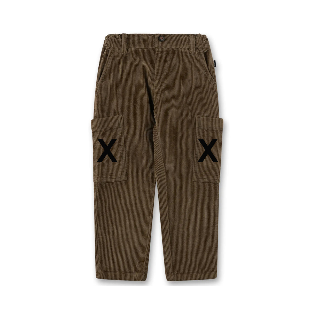 Sanetta Cordhose in olivgrün ohne Cargotaschen