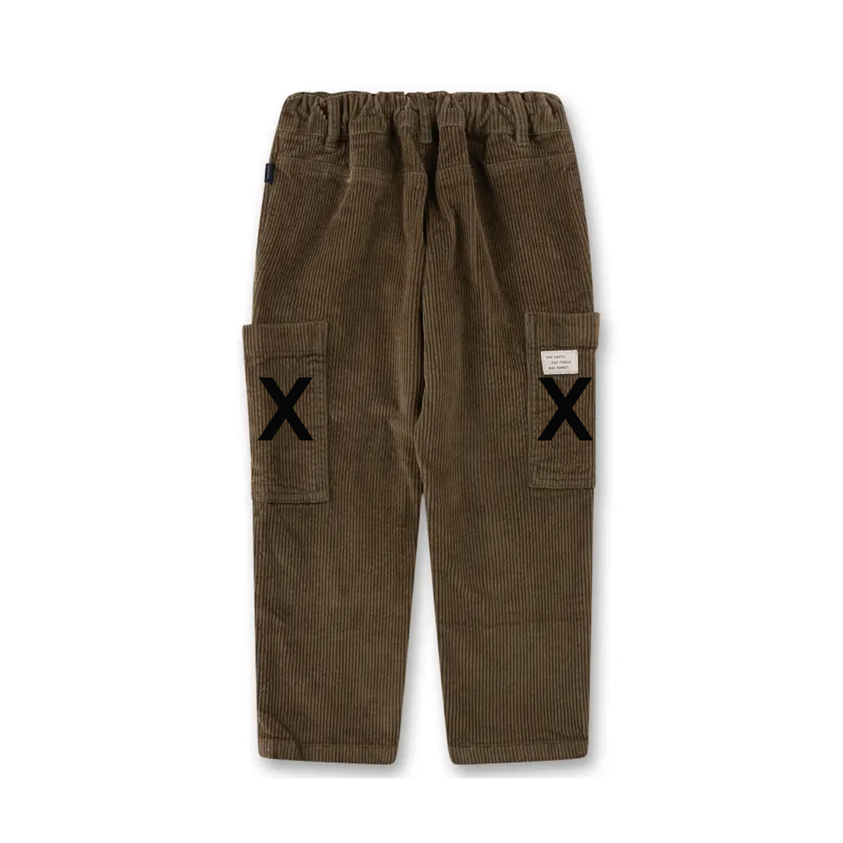 Sanetta Cordhose in olivgrün ohne Cargotaschen