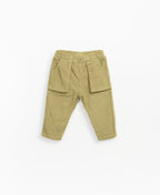 Play up Baby Cordhose in hellem Oliv