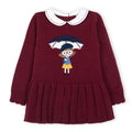 Dr Kid Strickkleid in weinrot