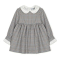 Dr Kid kariertes Kleid mit Bubikragen
