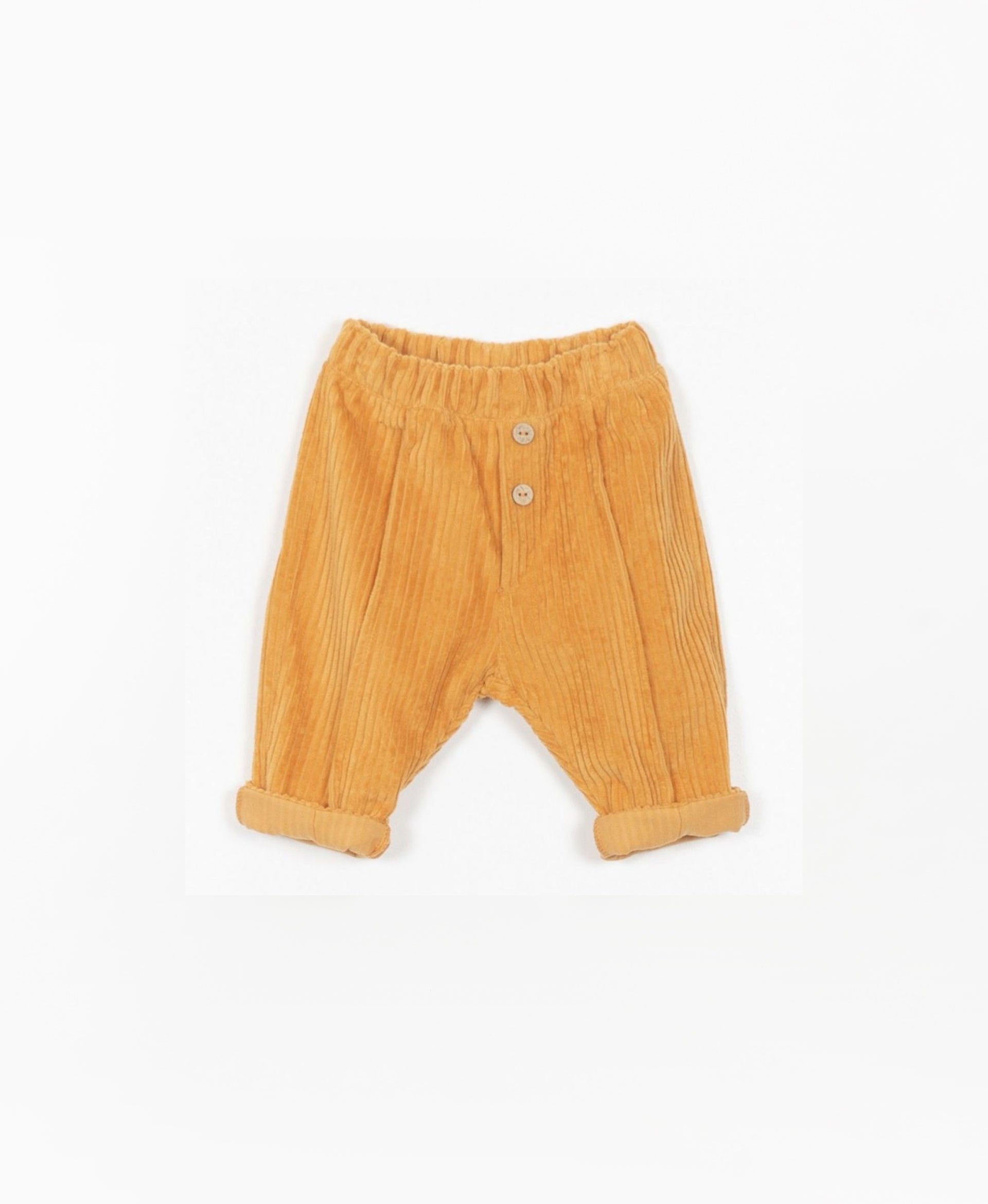 Play up Cordhose in Sonnengelb