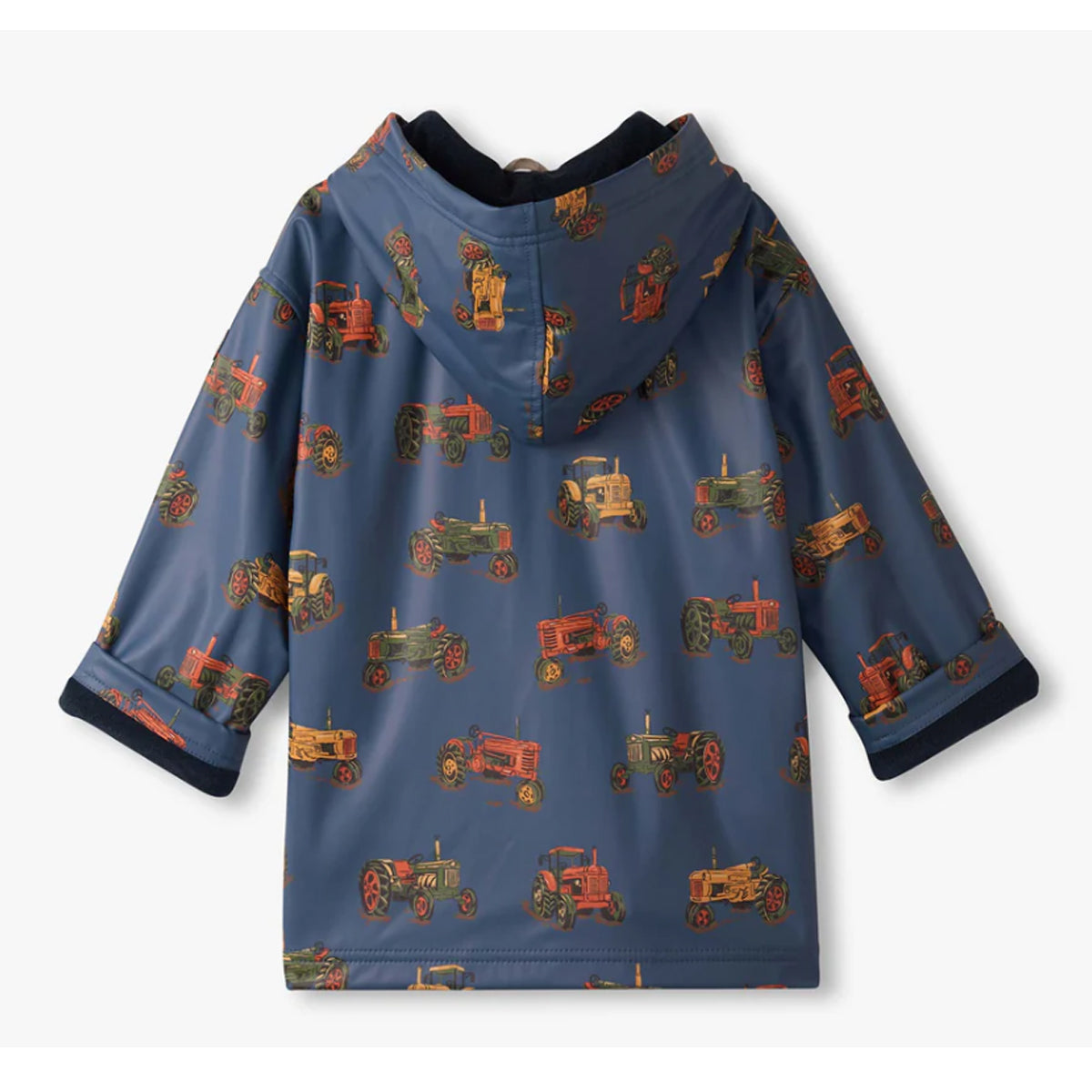 Hatley Regenmantel mit Traktorenmuster mit Reißverschluss