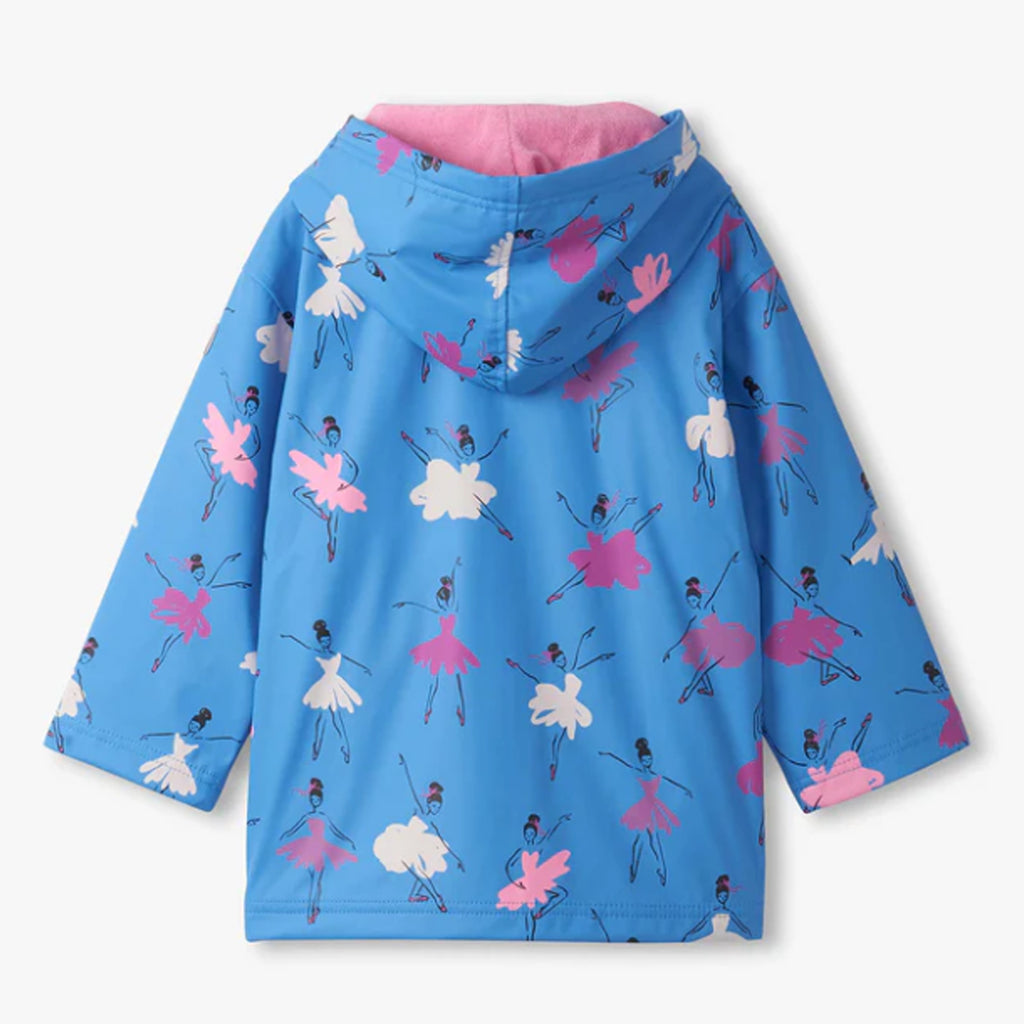 Hatley Regenjacke mit Zipp und Farbwechsel mit Balletttänzerinnen