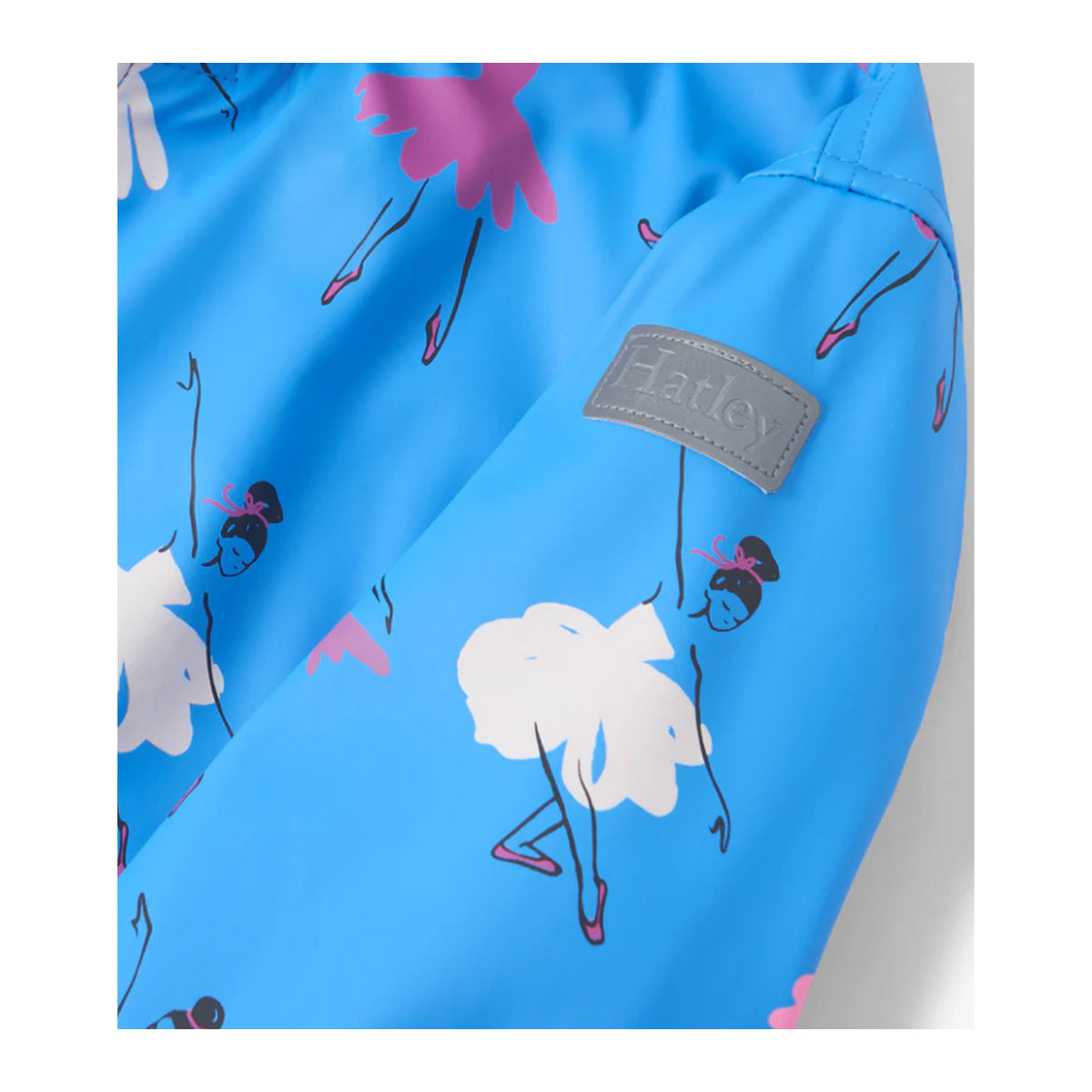 Hatley Regenjacke mit Zipp und Farbwechsel mit Balletttänzerinnen