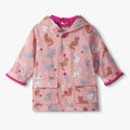 Hatley Regenmantel mit Druckern rosa mit Katzenmuster