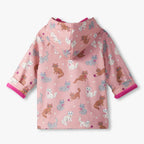Hatley Regenmantel mit Druckern rosa mit Katzenmuster