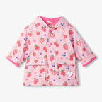 Hatley Regenmantel mit Druckern rosa mit Sommerfrüchten