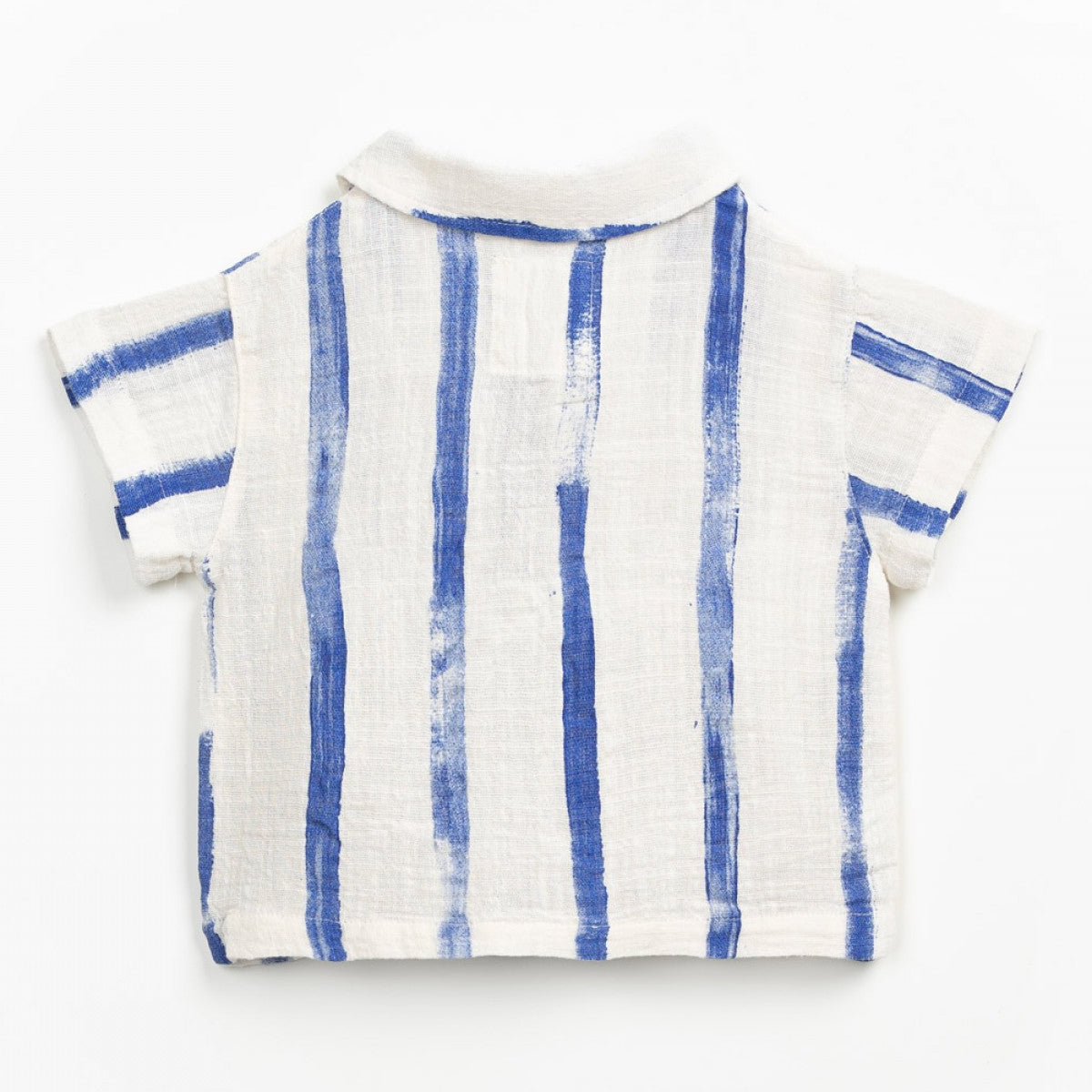 Play up Baby-Set: gestreiftes Hemd + royalblaue Shorts