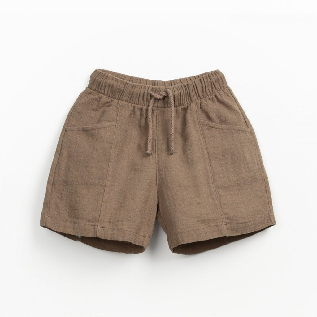 Play up Kids-Set: T-Shirt mit Melonendruck + braune Shorts