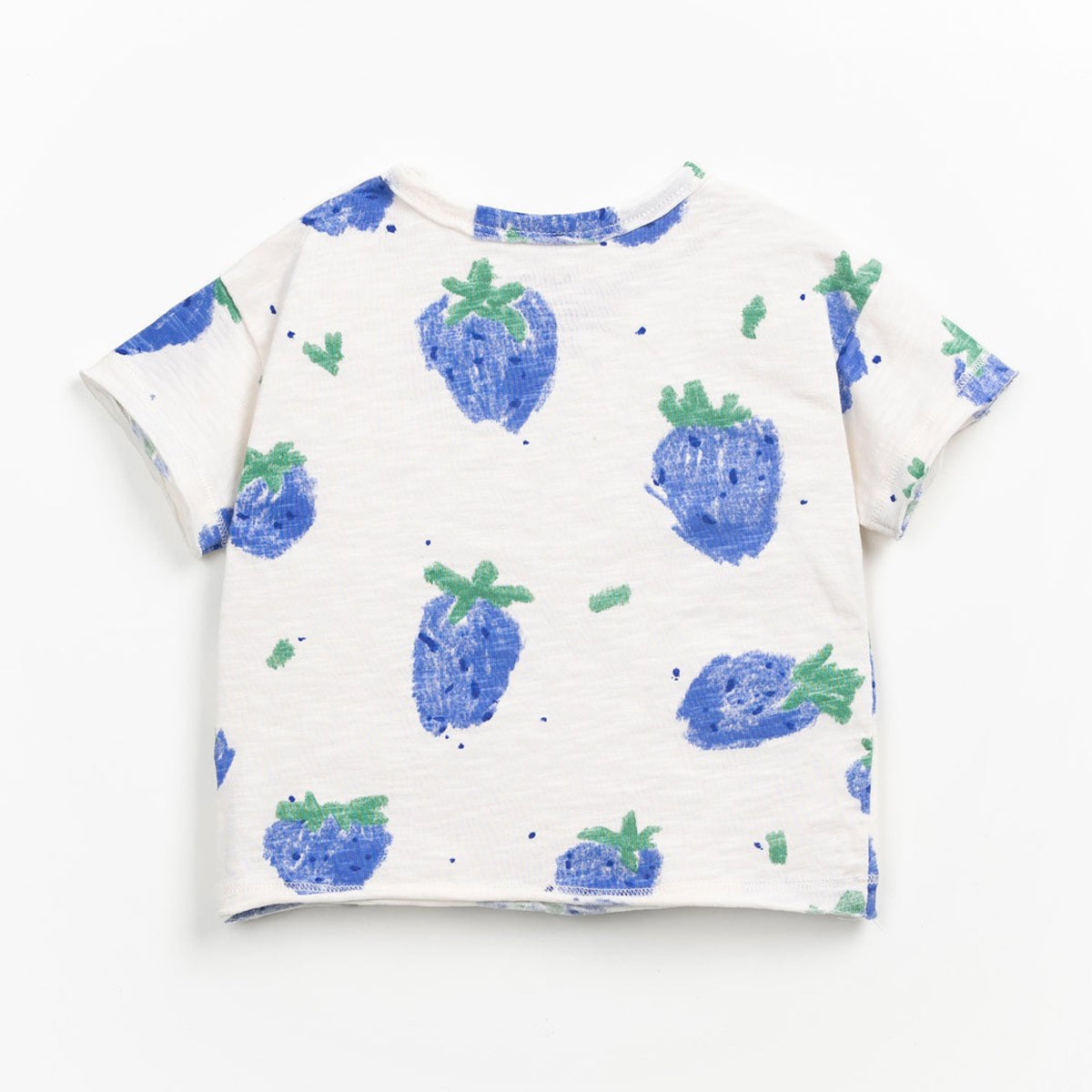 Play up Baby-Set: T-Shirt mit Erdbeerdruck + grüne Shorts