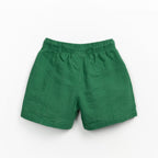 Play up Kids-Set: T-Shirt mit Erdbeerdruck + grüne Shorts