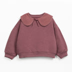 Play up Sweatshirt mit abnehmbarem Kragen + bedruckte Twillhose