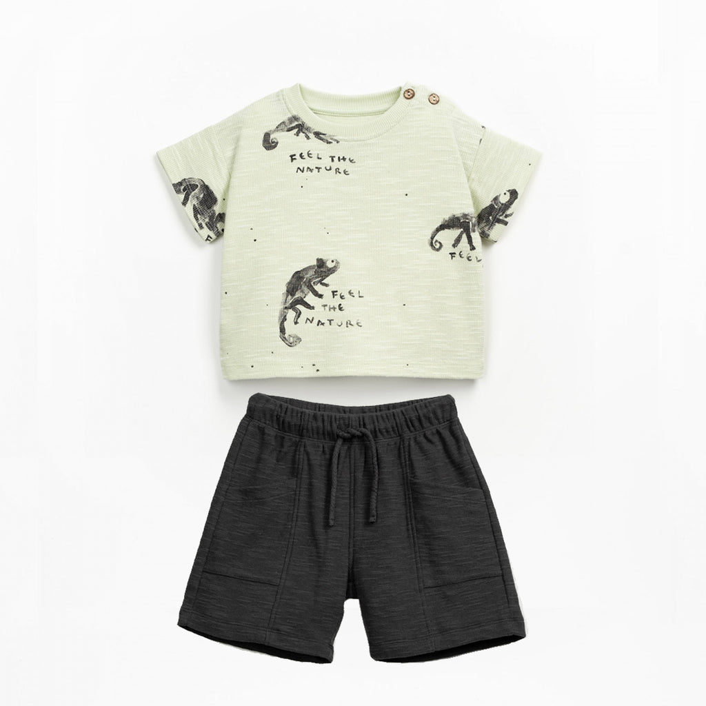 Play up Kids-Set: T-Shirt Chamäleon + Shorts