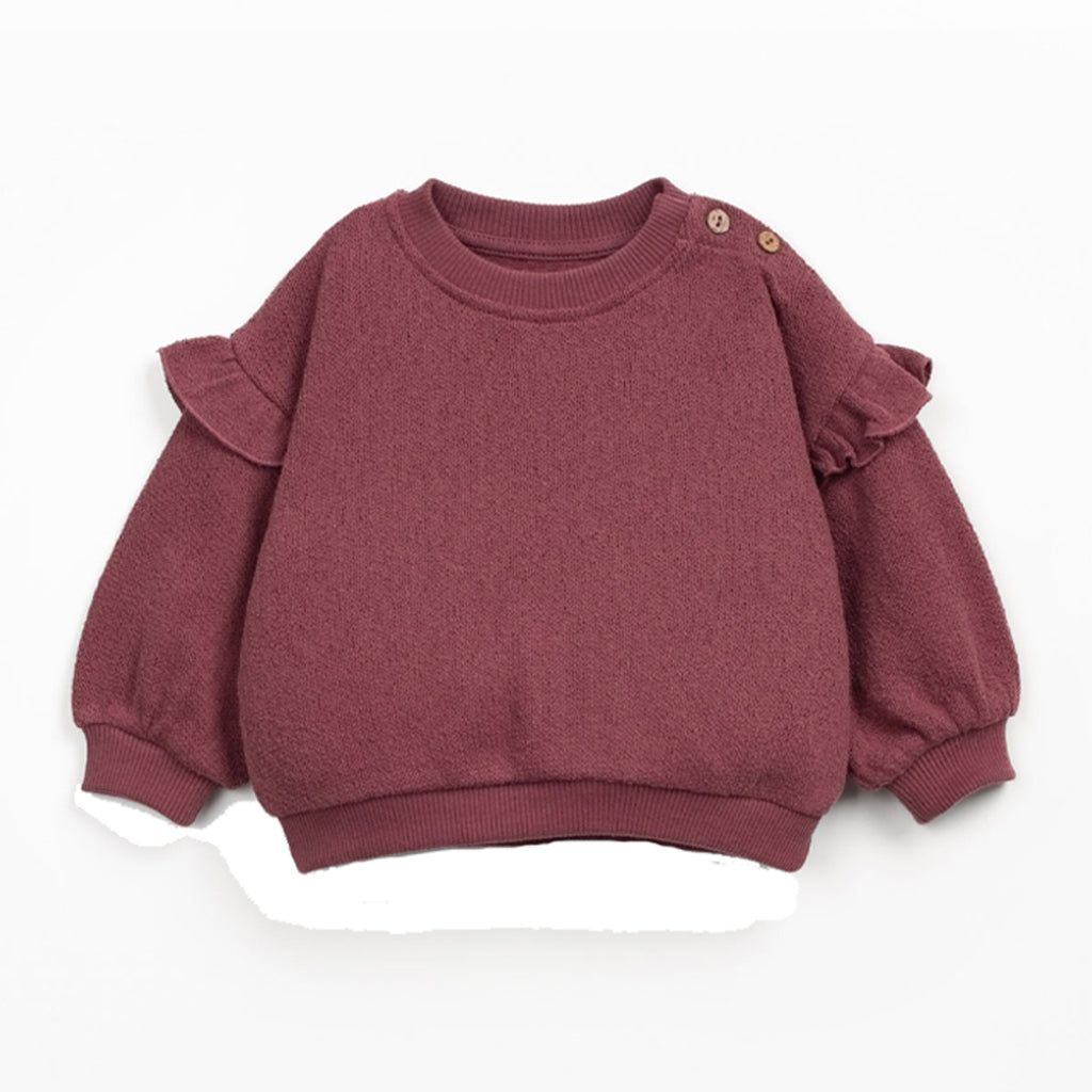 Play up Kombi Sweatshirt + Hose aus Strickstoff