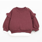 Play up Kombi Sweatshirt + Hose aus Strickstoff